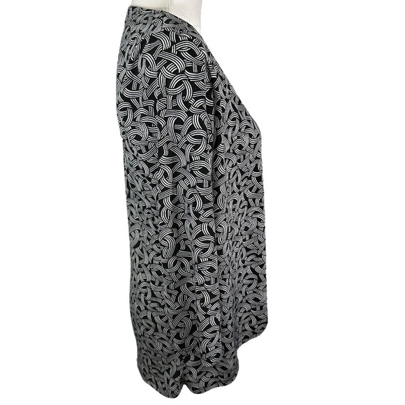 Motherhood Nursing Black/white 3/4 Sleeve Dressy Blouse -  Size M - Picture 4 of 9